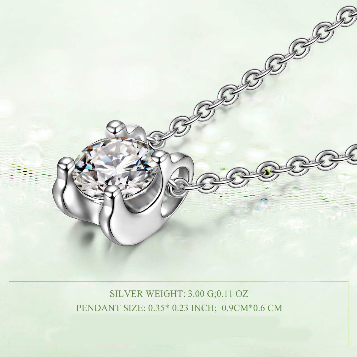 1.00 Ct Diamond Created Necklace   - ALILY