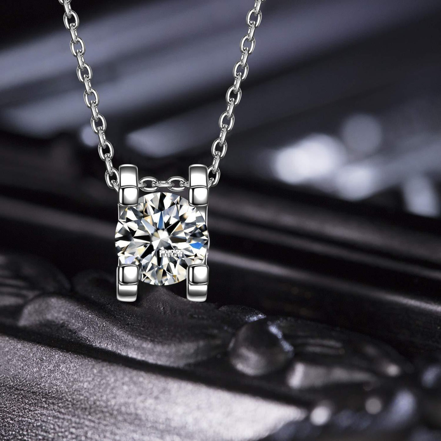 1.00 Ct Diamond Created Necklace   - ALILY