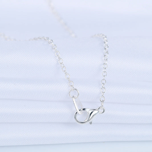 Italian  Pav’e Infinity Necklace in 14K Gold Plating