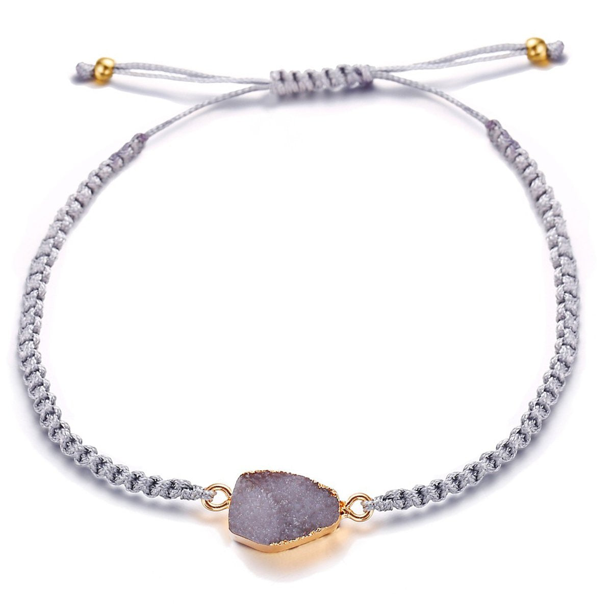 Natural Stone  18K Gold Plated Bracelet