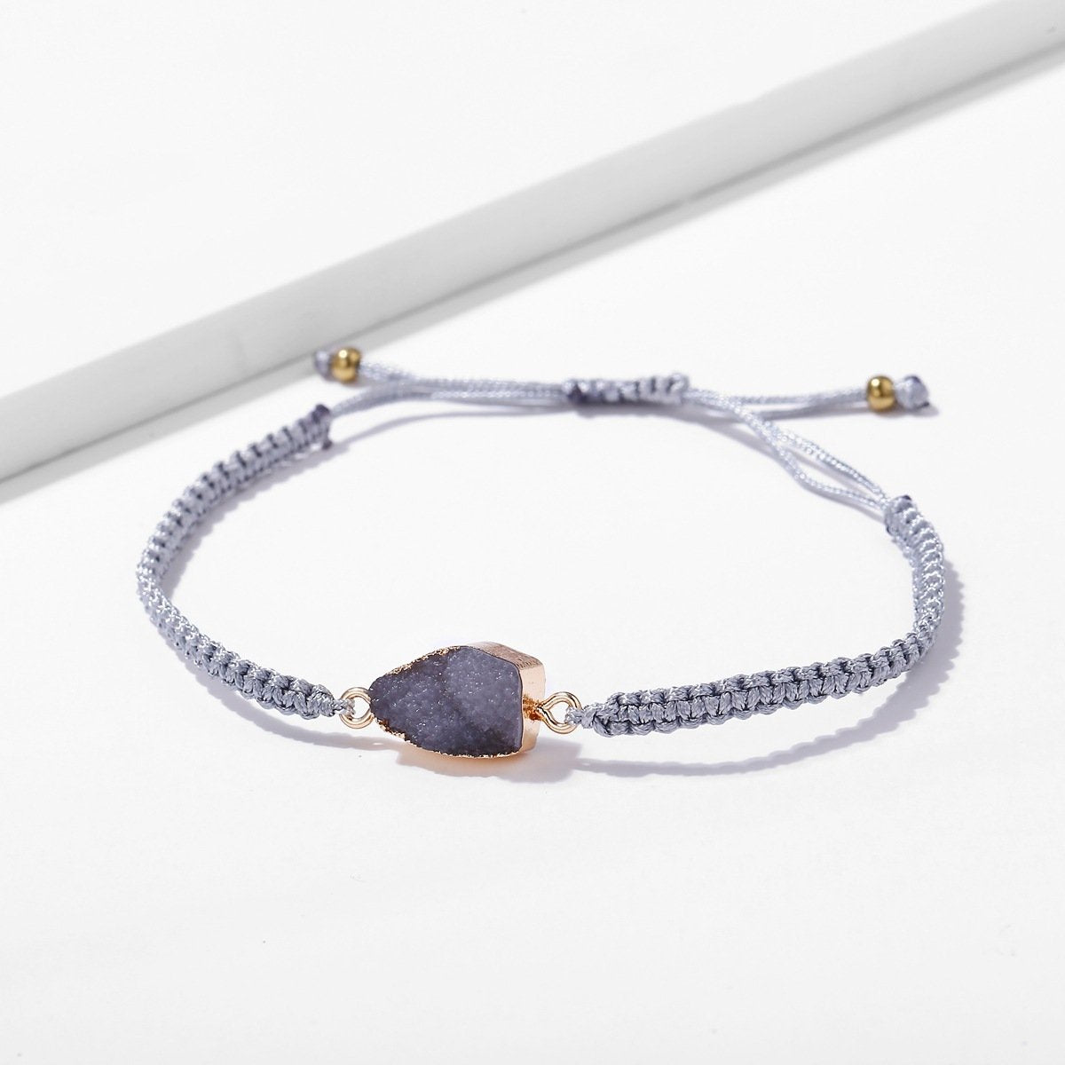 Natural Stone  18K Gold Plated Bracelet