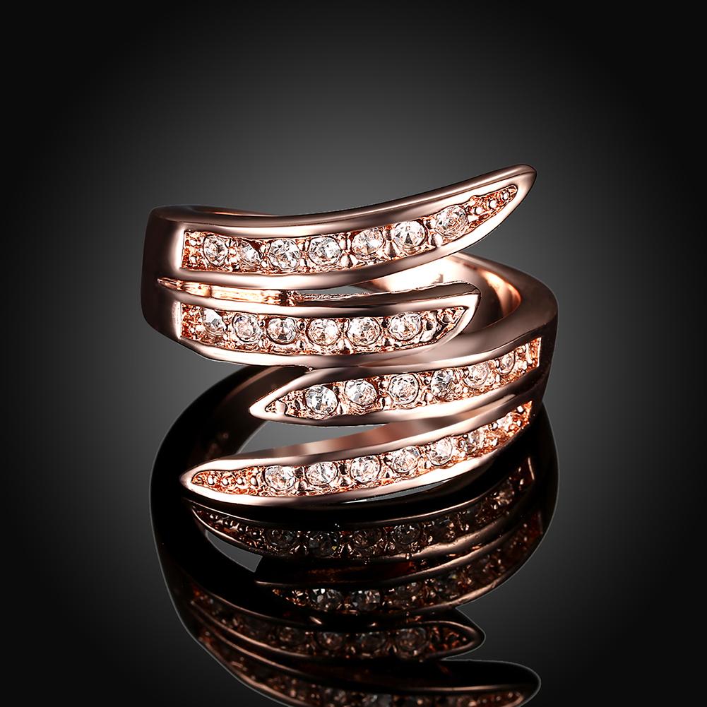 18K Rose Gold Plated Swarovski Elements Ariana Ring, , ALILY , ALILY   jewelryjewelry deals, swarovski crystal jewelry, groupon jewelry,, jewelry for mom,