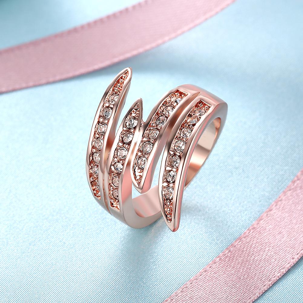 18K Rose Gold Plated Swarovski Elements Ariana Ring, , ALILY , ALILY   jewelryjewelry deals, swarovski crystal jewelry, groupon jewelry,, jewelry for mom,