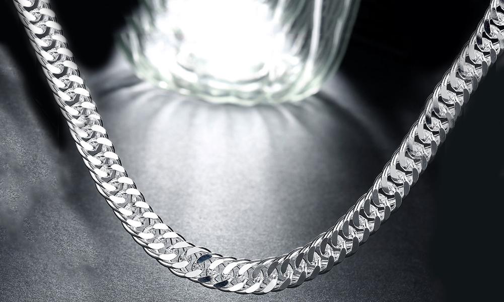 Durable Classic Men's Curb Chain Necklace - Three Options, , ALILY , ALILY   jewelryjewelry deals, swarovski crystal jewelry, groupon jewelry,, jewelry for mom, 