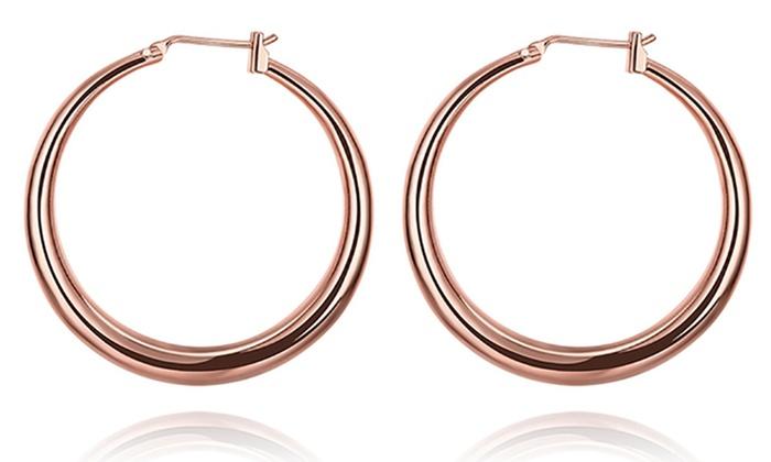 Italian-Made Gold Plated French Lock Hoop Earrings (3-Pack) - ALILY  www..com fashion jewelry for women