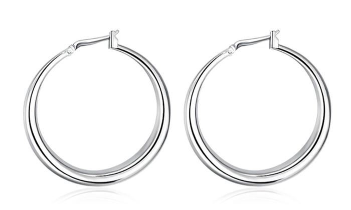 Italian-Made Gold Plated French Lock Hoop Earrings (3-Pack) - ALILY  www..com fashion jewelry for women